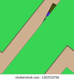 Flat material design - Creative vector trend seamless.