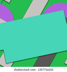 Flat material design - Creative vector trend seamless.