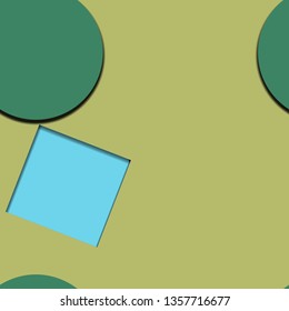 Flat material design - Creative vector trend seamless.