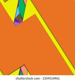 Flat material design - Creative vector trend seamless.