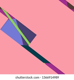 Flat material design - Creative vector trend seamless.