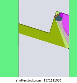 Flat material design - Creative vector trend seamless.