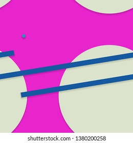 Flat material design - Creative vector trend seamless.