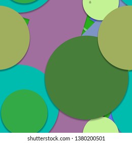 Flat material design - Creative vector trend seamless.