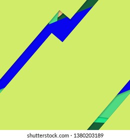 Flat material design - Creative vector trend seamless.