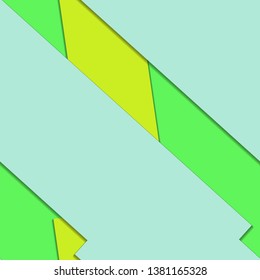 Flat material design - Creative vector trend seamless.