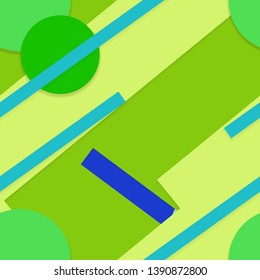 Flat material design - Creative vector trend seamless.