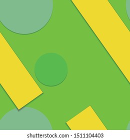 Flat material design - Creative vector trend seamless.