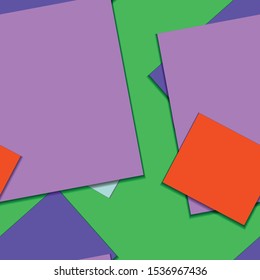 Flat material design - Creative vector trend seamless.