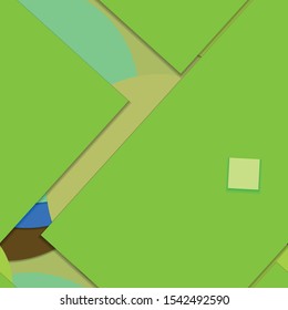 Flat material design - Creative vector trend seamless.