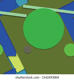 Flat material design - Creative vector trend seamless.