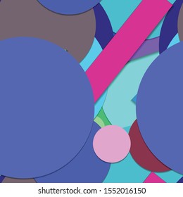 Flat material design - Creative vector trend seamless.