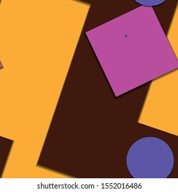 Flat material design - Creative vector trend seamless.