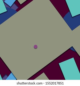 Flat material design - Creative vector trend seamless.