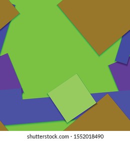 Flat material design - Creative vector trend seamless.