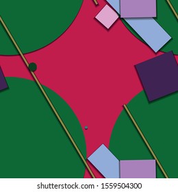 Flat material design - Creative vector trend seamless.