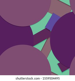 Flat material design - Creative vector trend seamless.