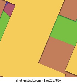 Flat material design - Creative vector trend seamless.
