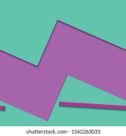 Flat material design - Creative vector trend seamless.