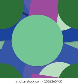 Flat material design - Creative vector trend seamless.