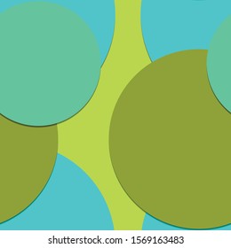 Flat material design - Creative vector trend seamless.