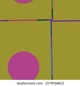 Flat material design - Creative vector trend seamless.