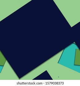 Flat material design - Creative vector trend seamless.
