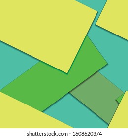 Flat material design - Creative vector trend seamless.