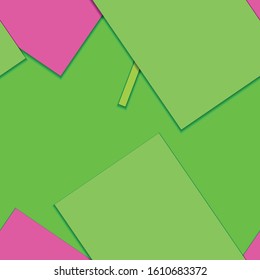 Flat material design - Creative vector trend seamless.