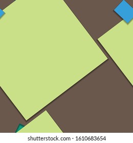 Flat material design - Creative vector trend seamless.