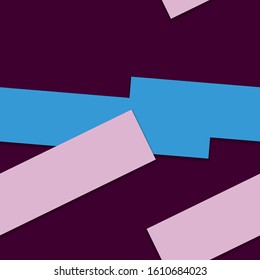 Flat material design - Creative vector trend seamless.