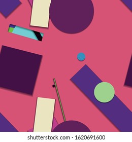 Flat Material Design Creative Vector Trend Stock Vector (Royalty Free ...