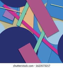 Flat Material Design Creative Vector Trend Stock Vector (Royalty Free ...