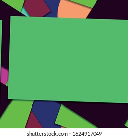 Flat material design - Creative vector trend seamless.