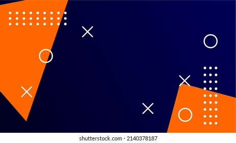 Flat material design - Creative vector trend seamless.