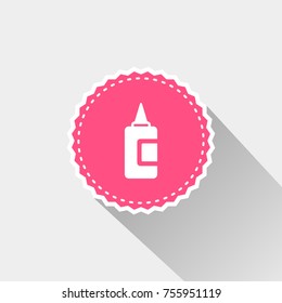 flat mayonnaise bottle icon