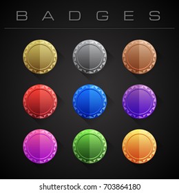 FLAT MEDALS - in different colors