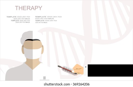 Flat medical background. First aid and diagnostic. Medical research and therapy.