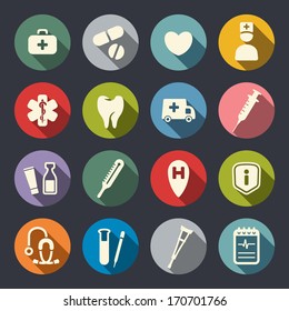 Flat Medical Icons