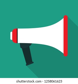 Flat Megaphone Icon
