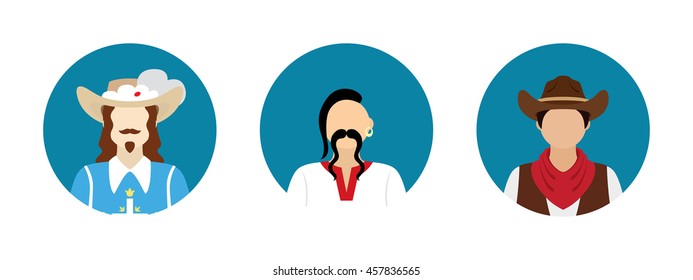 flat men historical set
