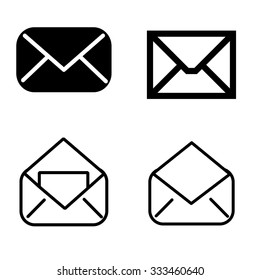 Flat message icon.