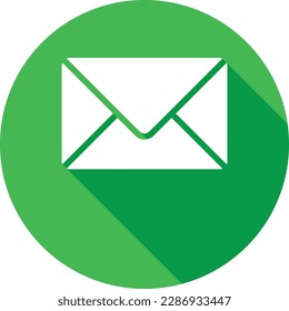 Flat Message icon vector, Inbox, Email , Envelope Mail and Bubble Chat Icon vector Illustration for web and mobile apps contact icons