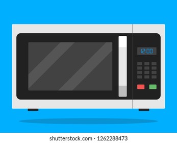 	
Flat Microwave icon Vector