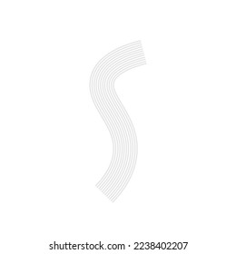Flat mid century arch for banner design. Minimalist vector illustration. Landscape background. Isolated vector illustration. Boho style. Fashion poster. Abstract geometric decorative background.