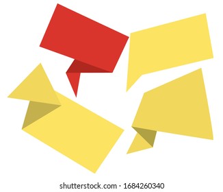 Elementos de diseño de banner de llamada mínima plana en diseño de material 
