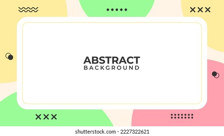 Flat Minimal Geometric Abstract Background Design