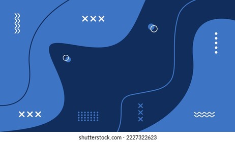 Flat Minimal Geometric Abstract Background Design
