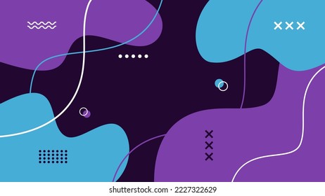 Flat Minimal Geometric Abstract Background Design