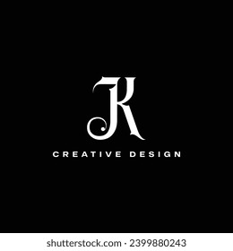 Flat Minimal JR logo design